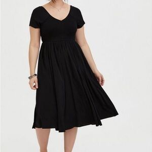 Torrid Black Midi Dress